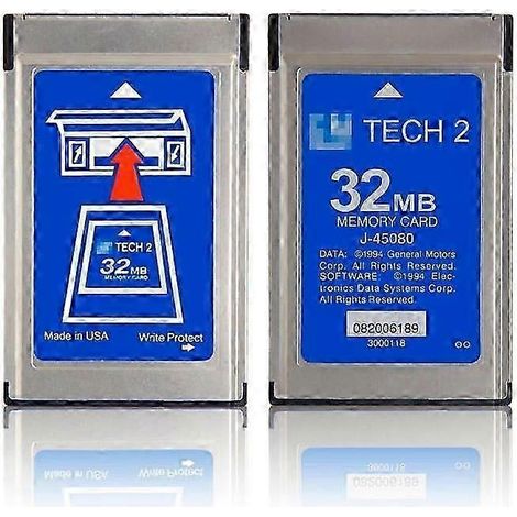Compatible avec les cartes de données GM Tech T2 32MB des véhicules General Motors fabriqués entre 1991 et 2013. (1/5)