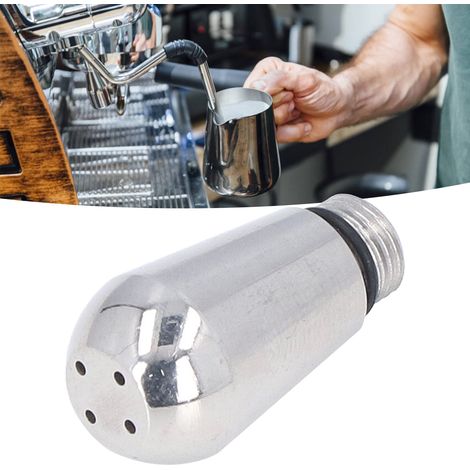 Boquilla de vapor para cafetera, boquilla multiusos fabricada en acero inoxidable 304, repuesto para EXPOBAR, 4 orificios, estándar y universal. (1/5)