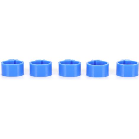 200 Taubenbeinringe 10 mm ohne Nummer, Geflügelkennzeichnung, Vögel, Blauer Fußring (1/5)