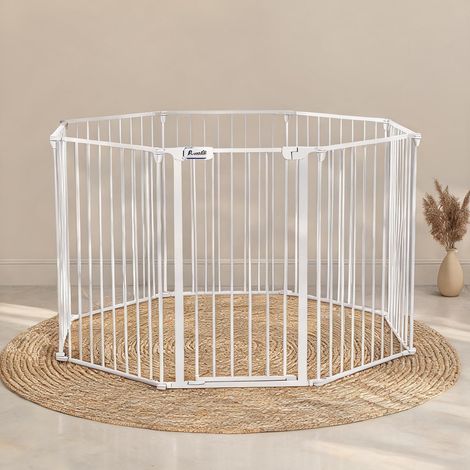 Barrière pour chien blanco en acero Plástico 154 x 154 x 90 cm (1/5)