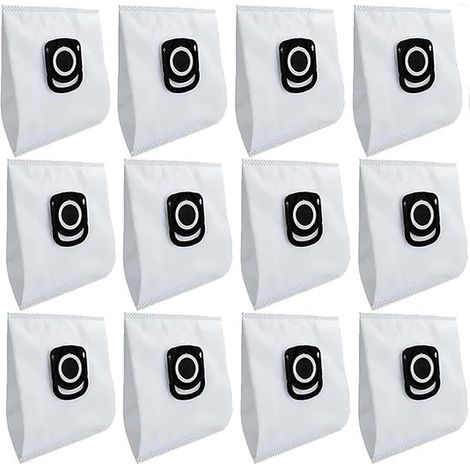 Paquete de 12 bolsas compatibles aptas para Rowenta Hygiene ZR200520，aptas para las series Compact Power，12 bolsas para aspiradora