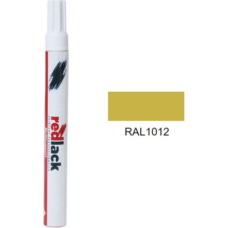 Feltro Vernice per ritocchi 8 ml – RAL 1012 – Giallo limone – satinata – multisupporto – Redlack