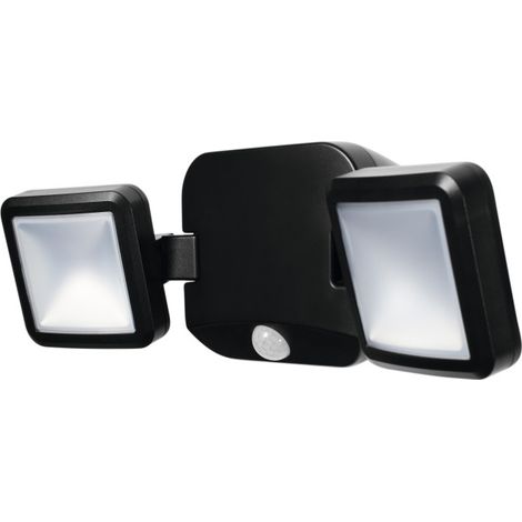 Osram LED-Außenleuchte Battery Spotlight mit Licht- & Bewegungssensor 33,2 cm kaltweiß schwarz