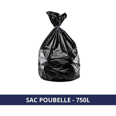 FILFA FRANCE - Sac poubelle 750L - Noir - 30μ - x50 sacs (1/2)