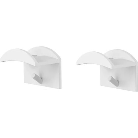 Boîte de rangement portable pour casquettes de baseball (lot de 2, blanc), sans perçage, avec accessoires et support. (1/5)