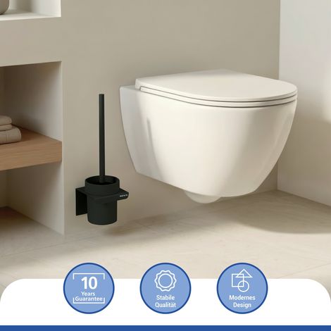 Silikonbürste für die Toilette, Wandmodell LIZAN, WENKO (1/5)