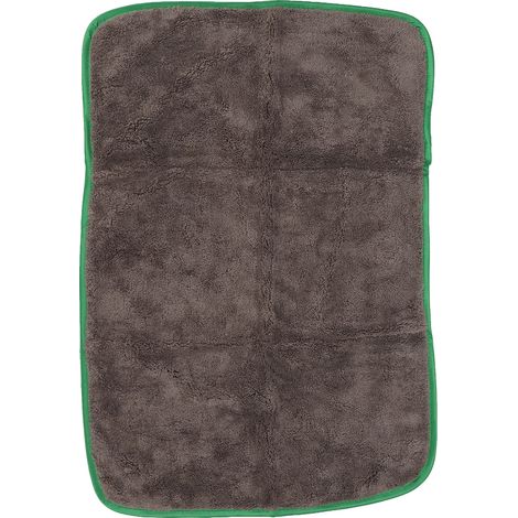 Serviette de lavage auto épaisse et absorbante, chiffon de nettoyage pour l'entretien automobile, 40 x 60 cm, gris-vert (1/5)
