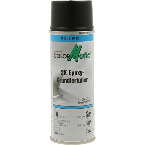 Sous-Couche Epoxy 2k Sechage Rapide Noir 200ml Colormatic