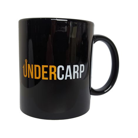 Schwarzer Angelbecher mit Undercarp-Logo, 330 ml (1/3)