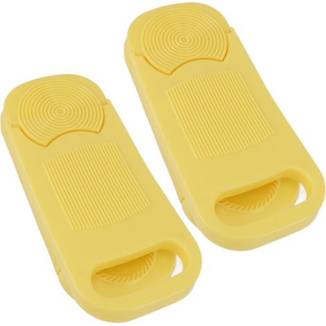 Multifunktionales PP-Gnocchibrett, 2er-Set gelbe Gnocchibretter, Küchenutensil für Zuhause und Restaurant (1/5)