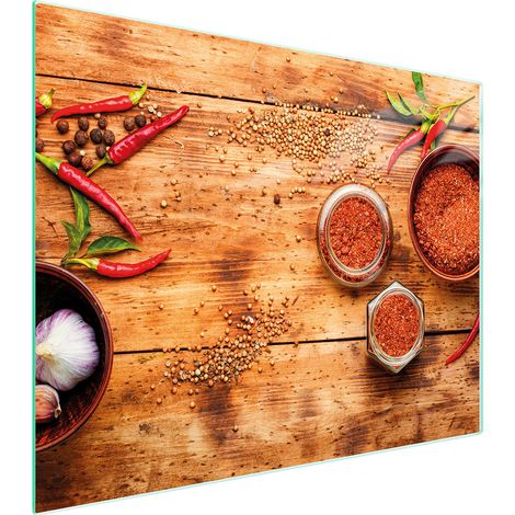 Glasschneidebrett 52x40 Chili (1/5)