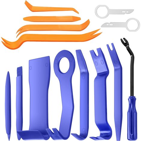 Outils Demontage Garniture, 14 PCS en Ensemble d'Outils d'enlèvement de Panneau de Porte Automatique, Outils de Suppression (1/5)