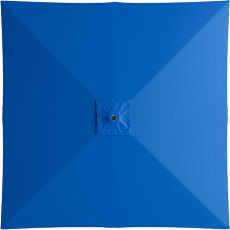 Parasol de jardin carré en polyester, auvent de remplacement pour parasol de marché de 2 m, auvent de remplacement pour parasol de table d'extérieur (bleu) (1/4)