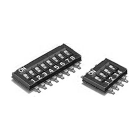 Omron A6H-2101 Interrupteur DIP Nombre de pôles 2 CMS 1 pc(s) Bag (1/2)