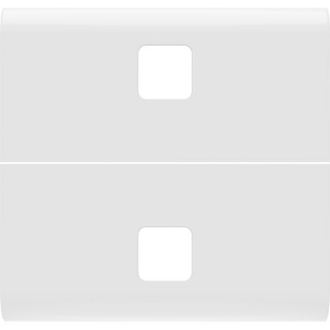 TOUCHE INTER. AXIAL 2 LENTILLES 2P BLANC GEWISS GW10554S
