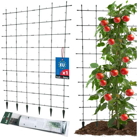 KOTARBAU® Tuteur Plante Grimpante, Trellis 120 x 180 cm en PVC, Treillis pour Plantes Grimpantes, Vert (1/5)