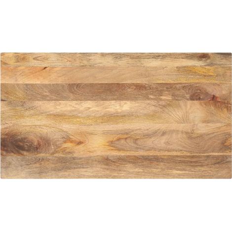 Tischplatte 120x60x2,5 cm Rechteckig Massivholz Mango