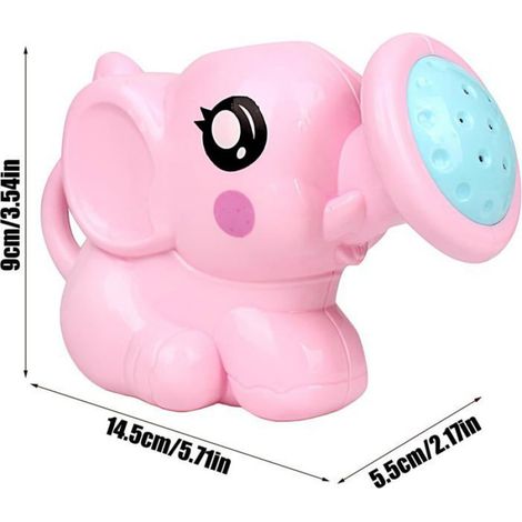 Arrosoir jouet enfant en forme d'éléphant, arrosoir de jardin adapté pour balcon, pelouse, succulentes, famille, plage et voyage (1/5)