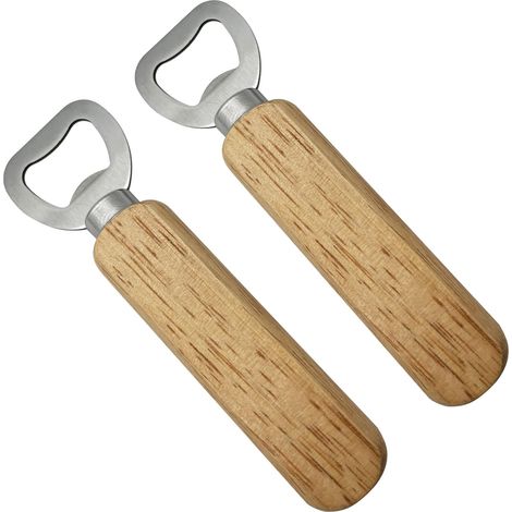 Ouvre-bouteille, 2 ouvre-bouteilles à manches en bois, ouvre-bouteille pour vin, bière, soda