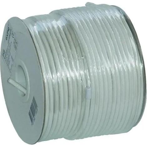 Axing SKB 75 01 cable coaxial doble blindaje negro 100 m