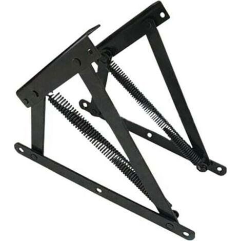 1 paire de charnières inférieures, canapé-lit, compartiment de rangement, charnière de levage, mécanisme à ressort pour chaise (1/4)