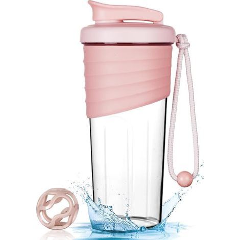 700ml Protein Shaker, Protein Shaker with Mixing Ball, Protein Shaker Bottle for Protein Drinks, Powdered Dietary Supplements, BPA-Free Sports Bottles (1/5)