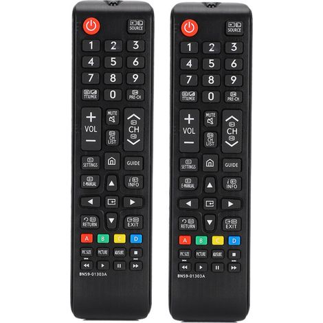 Telecomando di ricambio per TV home theater Samsung BN59-01303A-Crezuo (2 pezzi)-Crezuo