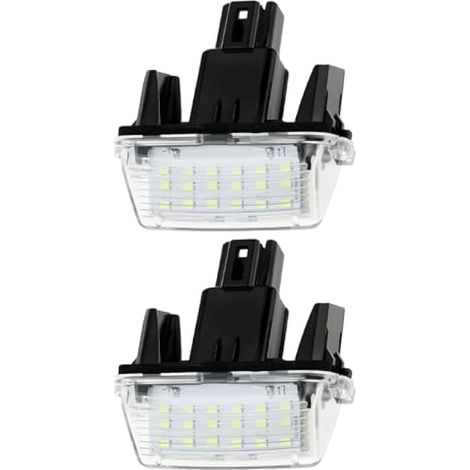 2 pièces 81270-0D120 812700D120 Feux de plaque d'immatriculation compatibles Toyota Avensis Auris (1/4)