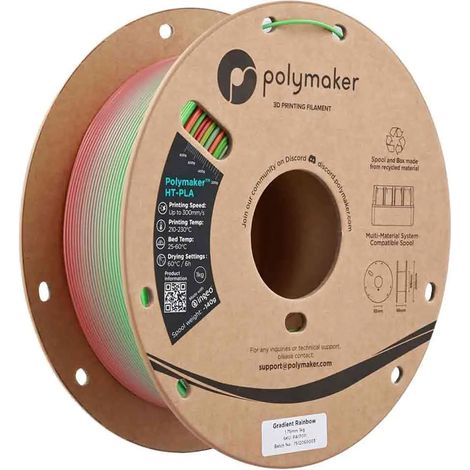 Filamento per stampa 3D Polymaker ht-pla gradient resistente al calore 1kg (1/3)