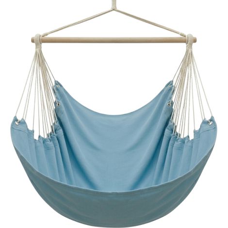 XXL Hängesessel 185x130cm Hängestuhl 2 Personen Hängesitz bis 150kg Baumwolle Hängematte 360° Swifel