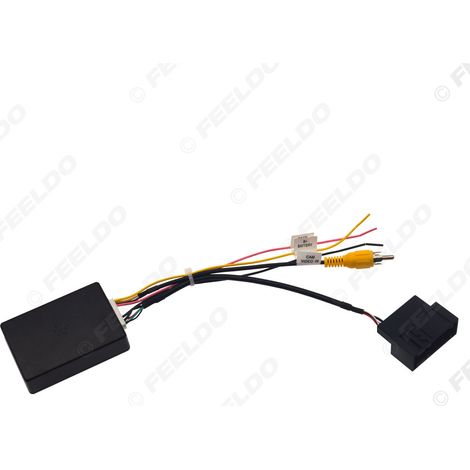 Compatible avec le boîtier décodeur vidéo RGB d'origine et le câble de décodage caméra des Volkswagen Tiguan/Golf 6/Magotan B7L