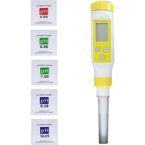 pH-mètre numérique Bluetooth pour aliments, testeur de pH alimentaire haute précision --- (1/5)