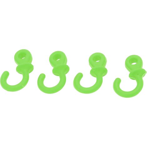 Stabilisateurs Monkey Tail pour arc à poulies, 4 amortisseurs anti-vibration pour entraînement extérieur, réduction du bruit, couleur verte (1/5)