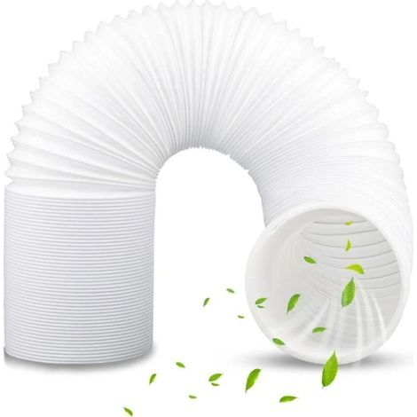 Tuyau d'évacuation flexible 150mm pour climatiseur mobile – Longueur extensible 1,5m – Matériau PP résistant à la chaleur et corrosion (1/5)