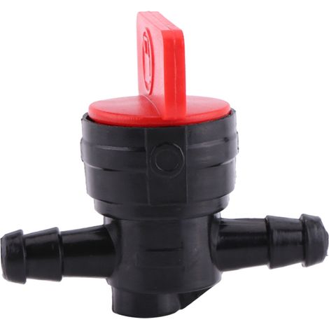 Robinet d'arrêt essence en ligne universel 6mm pour tuyau souple 1/4 pouce (1/5)