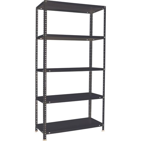 Simonrack Mensola in metallo antracite 5 livelli robusta (1/2)
