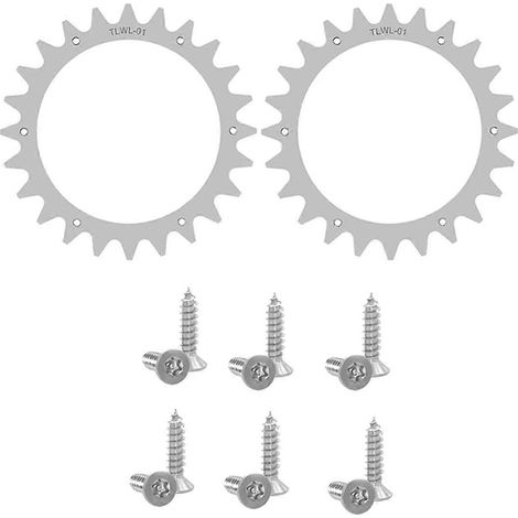 Roues auxiliaires améliorées pour la traction des tondeuses robotisées Landroid S/M (1/5)