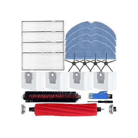 Ersatzteile für Staubsauger S7 Pro Ultra/S7 MaxV Ultra/S7 MaxV: Hauptbürste, Seitenbürste, Wischmopp, Filterbeutel