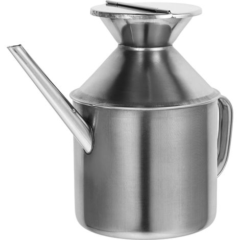Bouteille huile vinaigre acier inoxydable 200 ml pour cuisine (1/5)