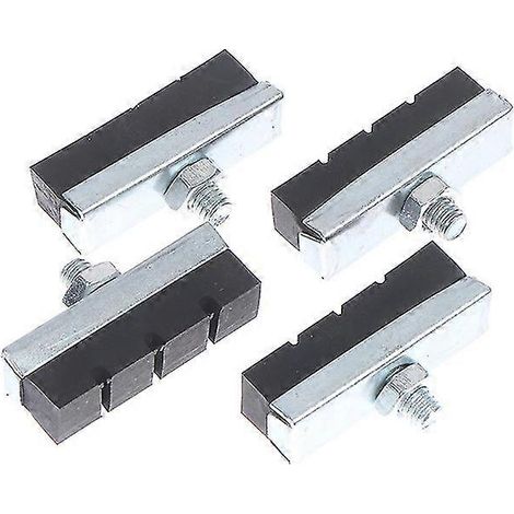 Plaquettes de frein rétro pour vélo (4 pièces), compatibles avec les vélos classiques, les motos et les freins V-Brake. Hfmqv (1/5)