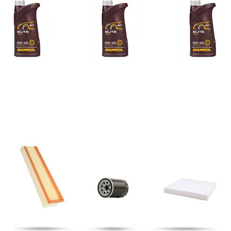 Kit tagliando 3 FILTRI e 3L OLIO compatibile con Fiat Punto Evo 1.2 48kw dal 2009 (1/5)