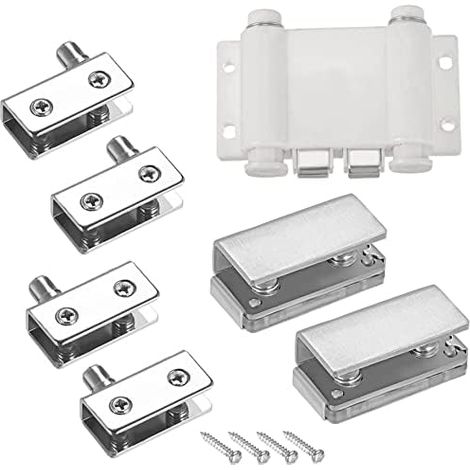 XYWHPGV Fermetures magnétiques doubles pour portes en verre 5, 8 mm (1/5)