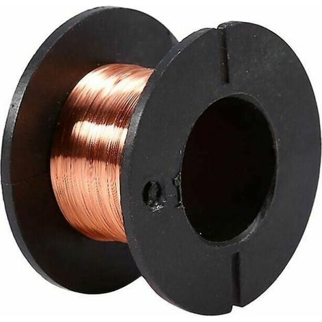 5pcs 0.1mm fil émaillé cuivre fil de bobinage émaillé fil de réparation longueur 12m (1/2)