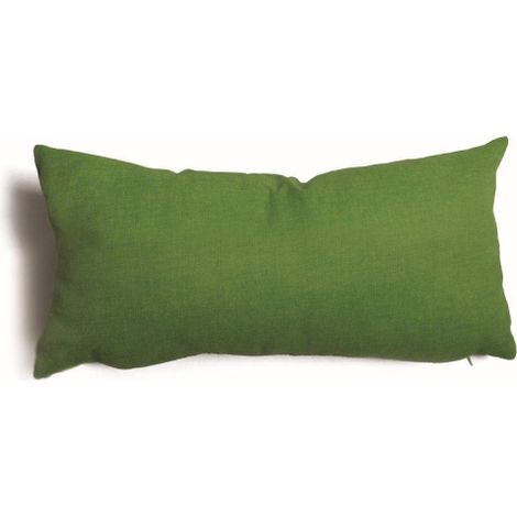 Coussins de'coratifs tulipe 6 pie'ces avec housses amovibles 60% polyester 40% coton vert 60x30 cm remplissage noeud en silicone 100% polyester