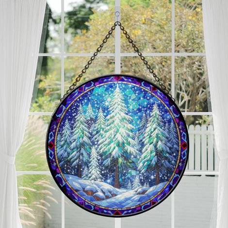 Attrape-soleil vitrail 9 cm – Déco maison prête à accrocher (1/3)