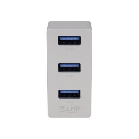 Usb-c tiny hub, 3 port usb-a hub - silver