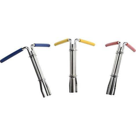 Kit de herramientas para la instalación de sellos de vástago de pistón hidráulico, juego de instalación de copa en U de acero inoxidable con mangos codificados por colores para automóviles, barcos, ca (1/5)