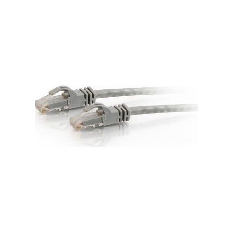 Cbl/2M Grey CAT6 PVC Snagless UTP Patch C2G Cat6 Booted Unshielded (UTP) Network Patch Cable - Cordon de raccordement - RJ-45 (M) pour RJ-45 (M) - 2 m - UTP - CAT 6 - moulé, sans crochet, bloqué - gri (1/4)