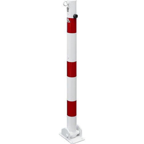 Schake, Potelet de délimitation, Ø 60 mm, blanc / rouge,