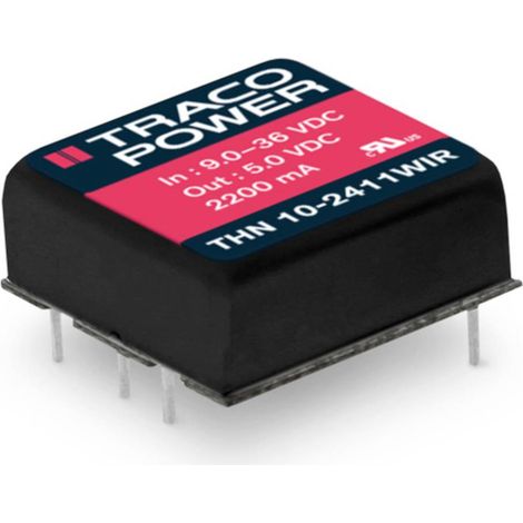 TracoPower THN 10-2412WIR Convertitore DC/DC da circuito stampato 830 mA 10 W Num. uscite: 1 x Contenuto 1 pz. (1/2)
